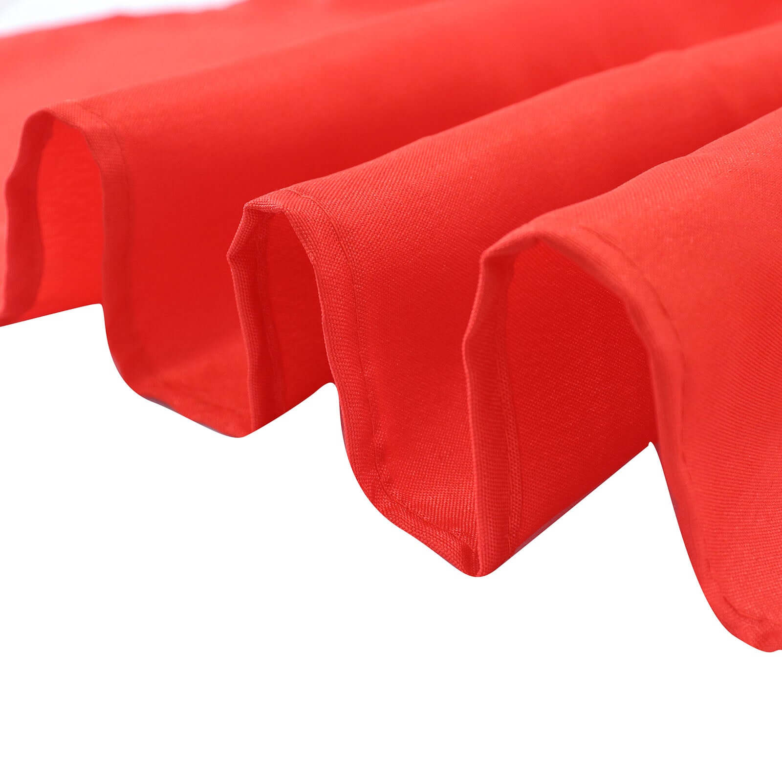 Polyester 54"x96" Rectangle Tablecloth Red - Wrinkle-Resistant & Easy-to-Care Table Cover