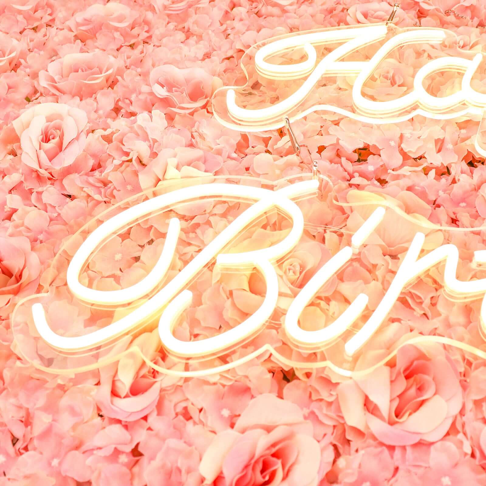 32" Happy Birthday Neon Light Sign, LED Reusable Wall Décor Lights With 5ft Hanging Chain