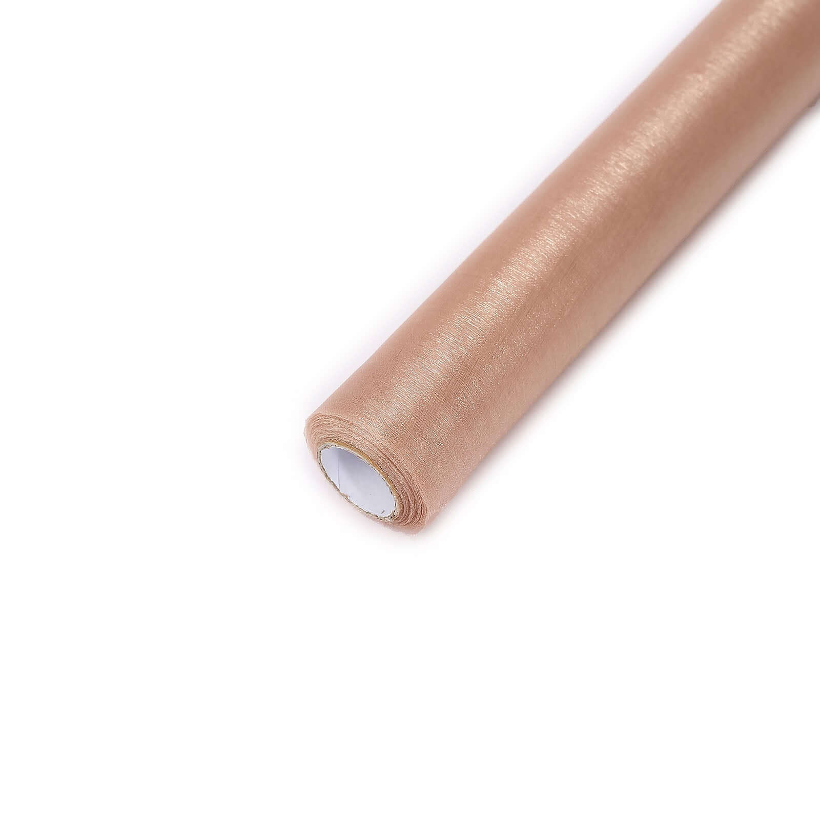 12"x10yd Nude Sheer Chiffon Fabric Bolt, DIY Voile Drapery Fabric