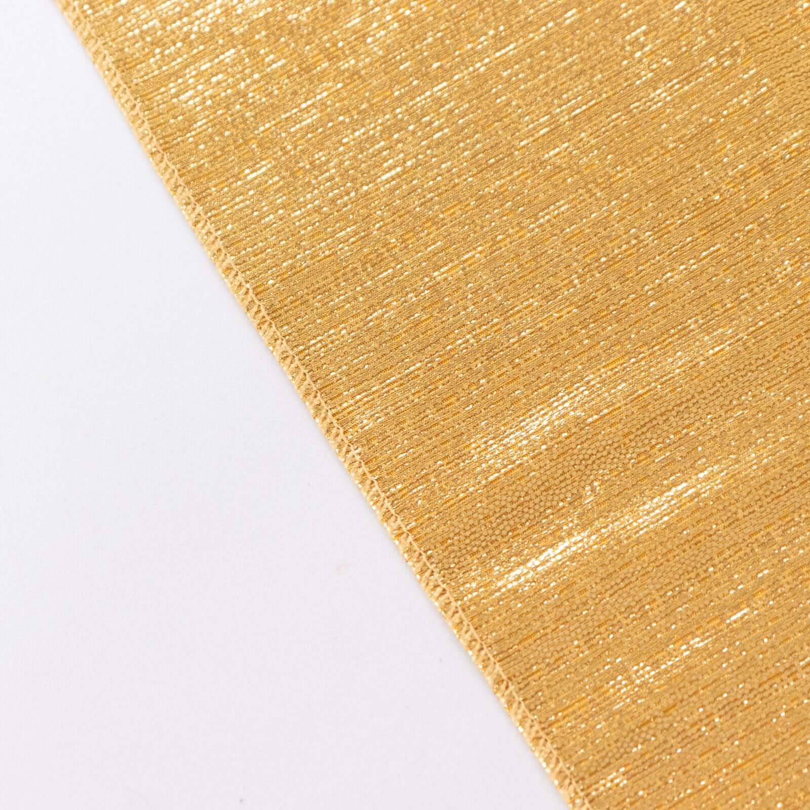 Sequin Dots Polyester 60"x126" Rectangle Tablecloth Shimmering Gold - Wrinkle Free & Sparkling Table Cover for Stylish Event Decor