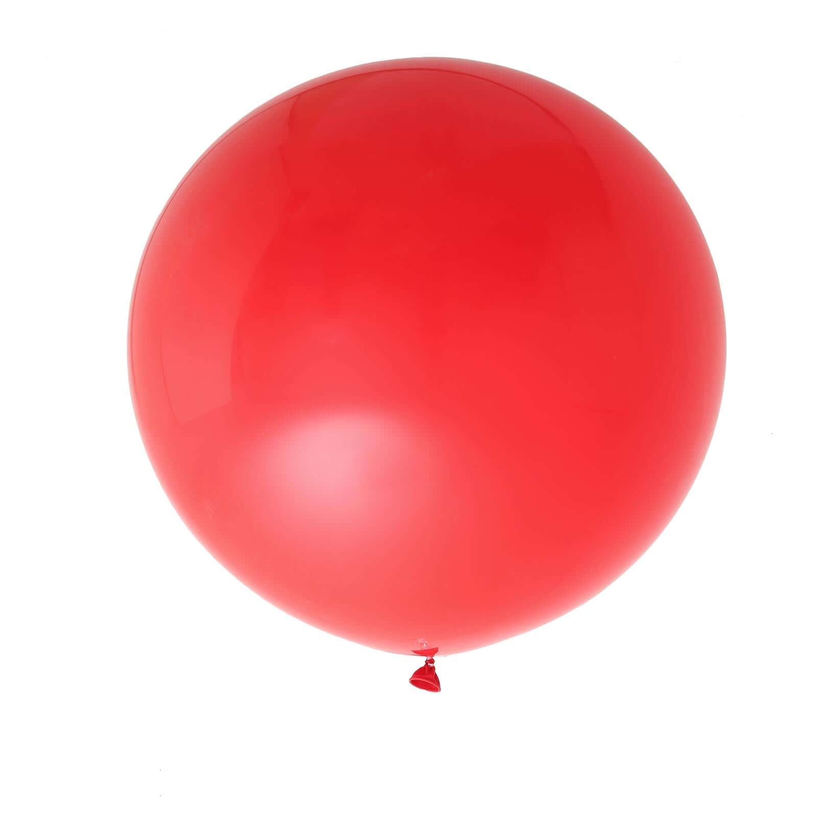 2 Pack 32" Large Matte Red Helium or Air Premium Latex Balloons