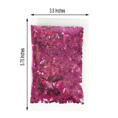 Chunky Glitter Metallic Hot Pink - Nontoxic Confetti Glitter for Fun DIY Projects Kids' Crafts Resin Art & Festival Decor 50g Bag