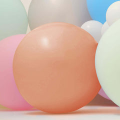 2 Pack 32" Large Matte Pastel Natural Helium or Air Latex Balloons