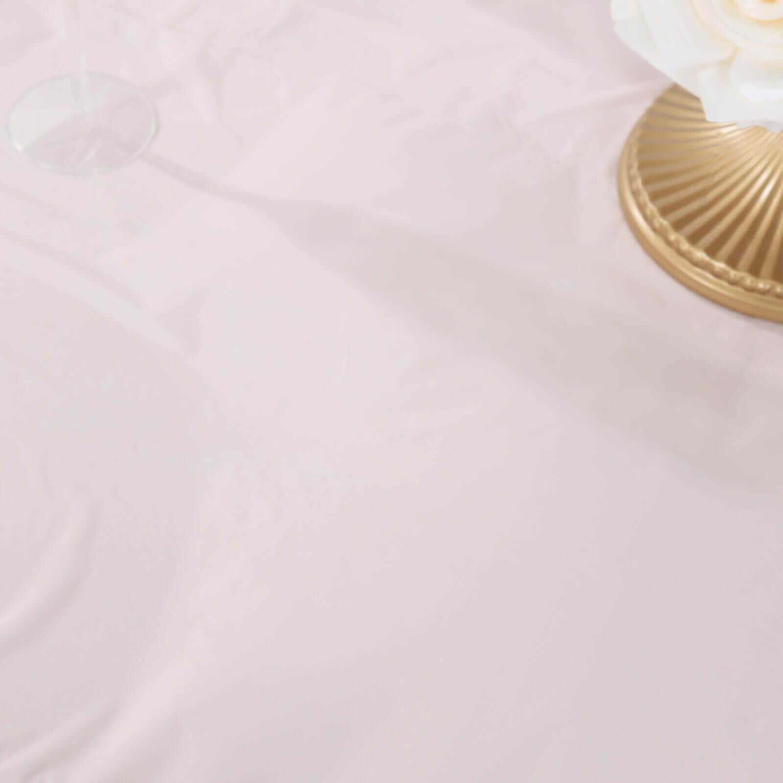 Plastic Table Cover Roll Blush with Slide Cutter - Customizable Disposable Tablecloth Roll 54"x300ft