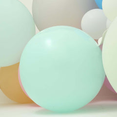 2 Pack 32" Large Matte Pastel Seafoam Helium or Air Latex Balloons