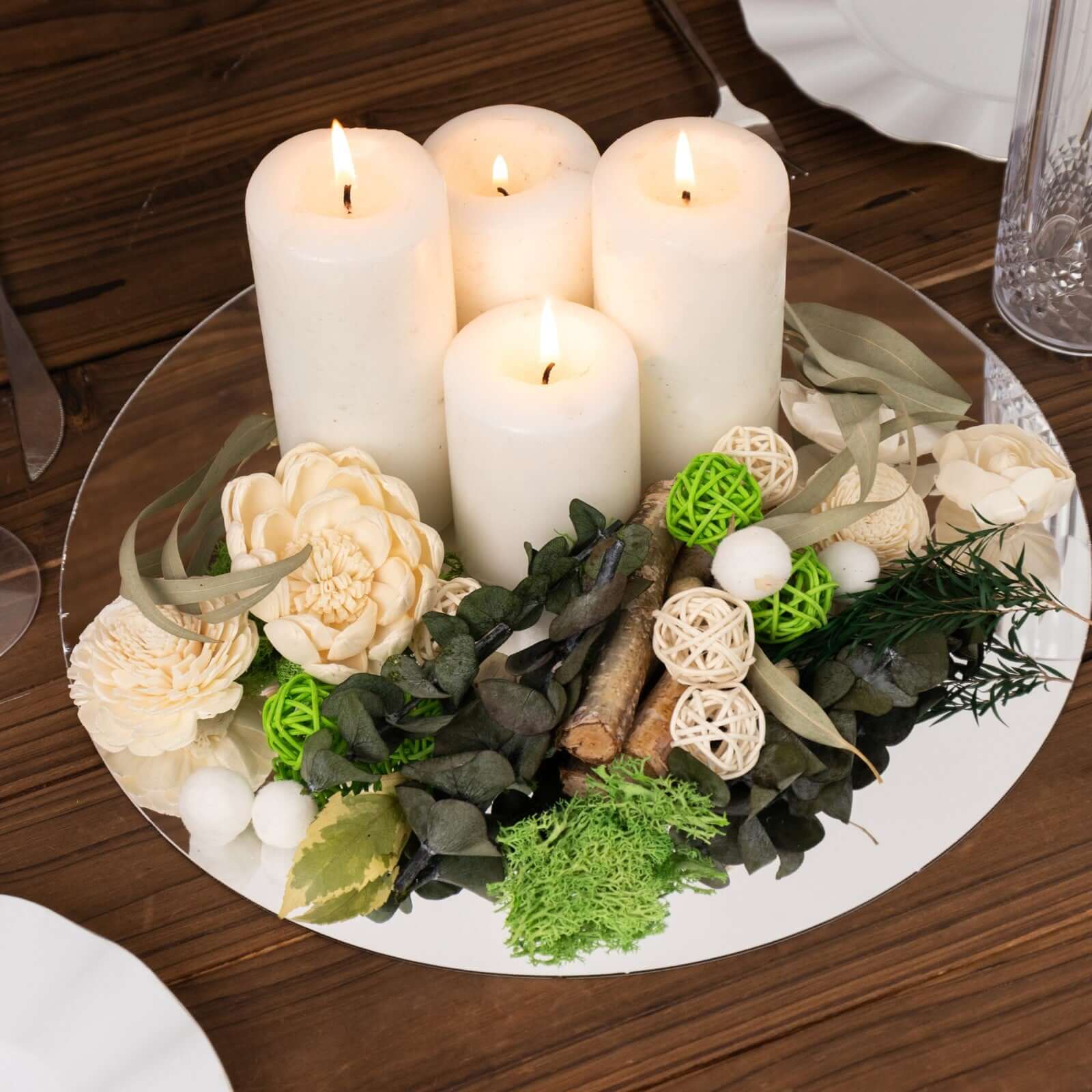 Set of Natural Potpourri Vase Fillers Dried Assorted with Vanilla Fragrance Oil - DIY Decorations