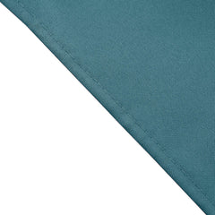 5 Pack Polyester 17"x17" Napkins Peacock Teal - Durable & Wrinkle Resistant Dinner Napkins