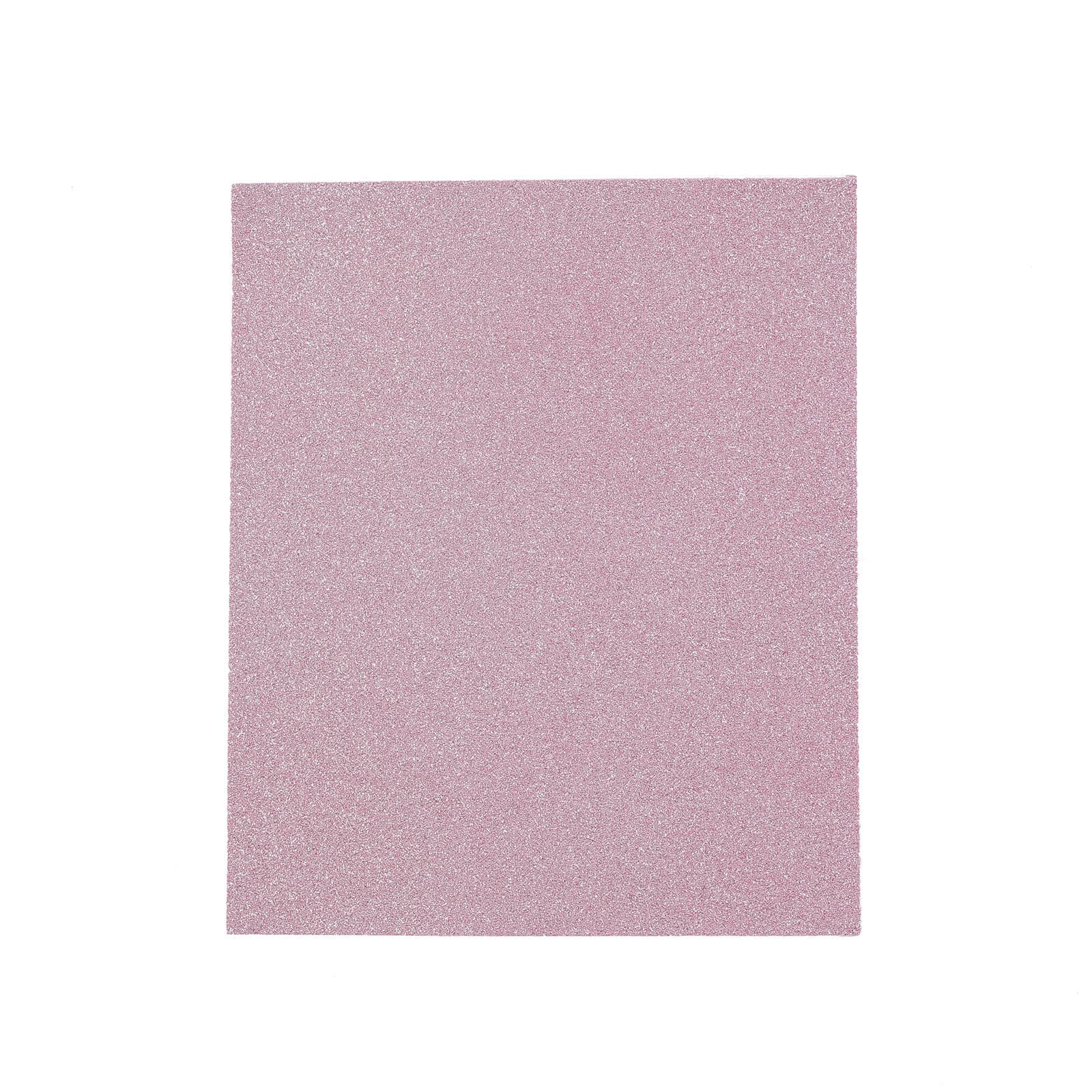 10 Pack Pink Self-Adhesive Glitter DIY Craft Foam Sheets - 12"x10"