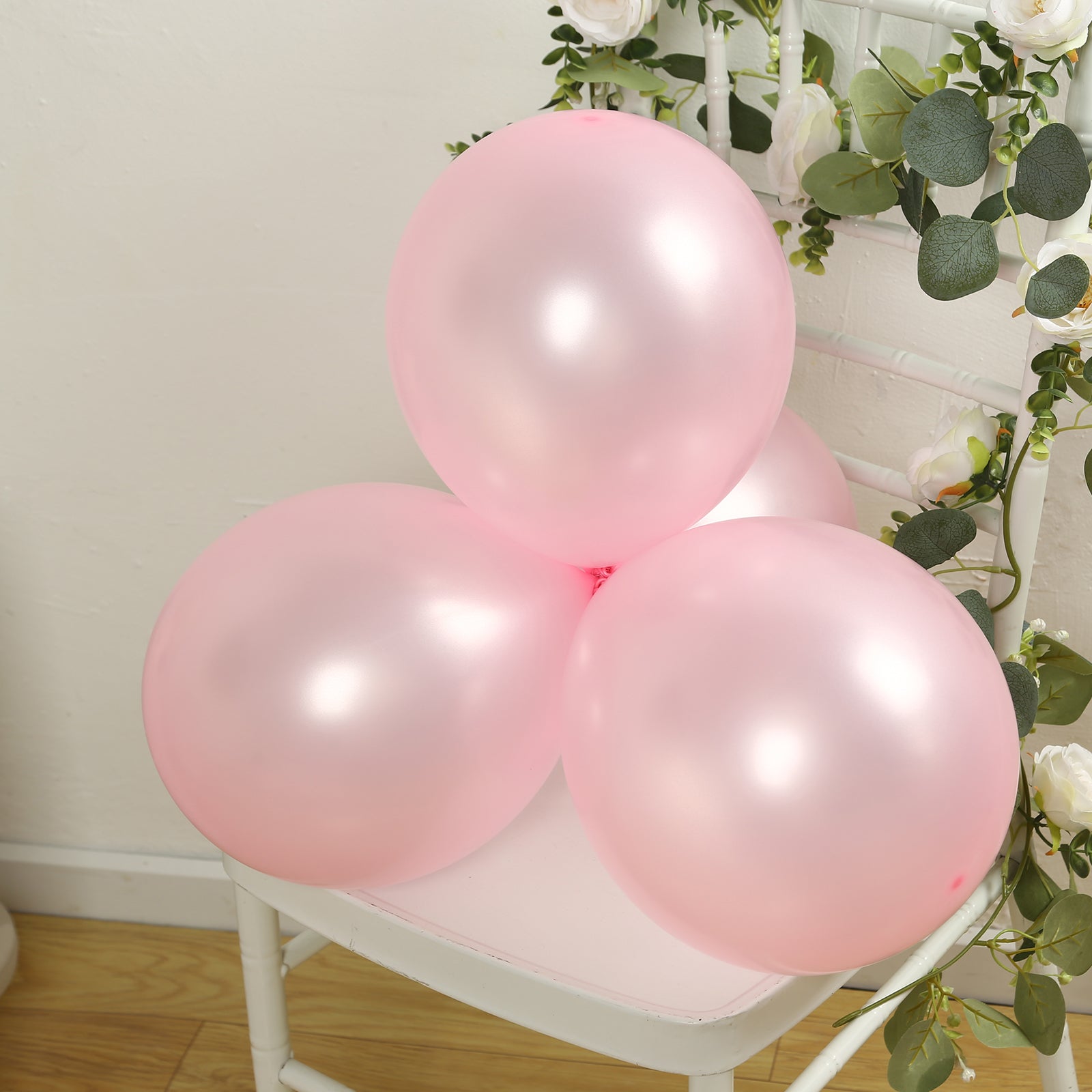 50 Pack Blush Biodegradable Balloons, 12" Thickened Extra Strong Eco-friendly Latex Helium Party Balloons