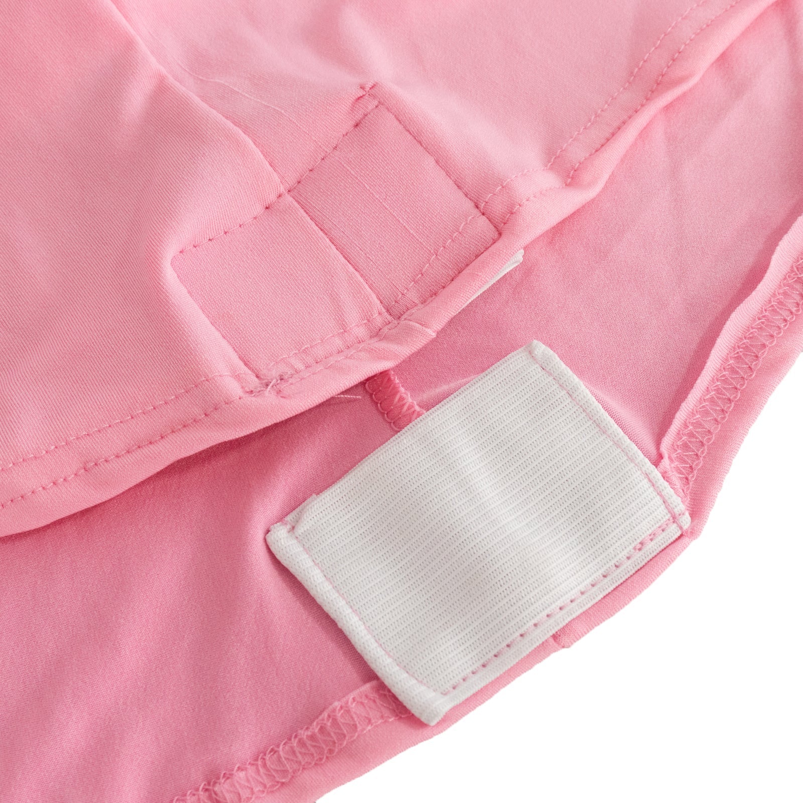 Spandex 30" Round Cocktail Table Cover Pink - Easy to Maintain Stretch Fitted Highboy Tablecloth