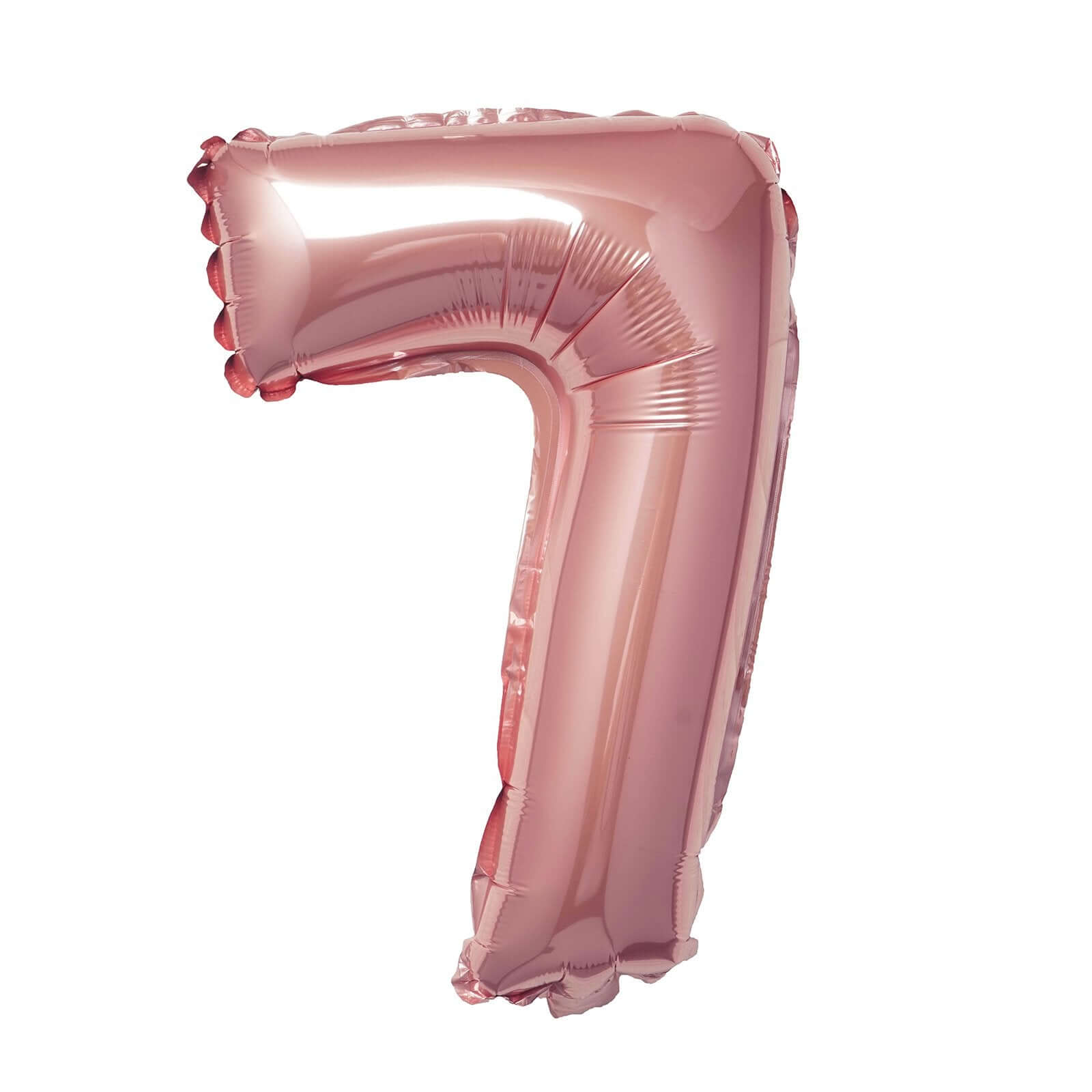 13" Matte Blush Letter and Number Balloons, Mylar Foil Alphabet Balloons