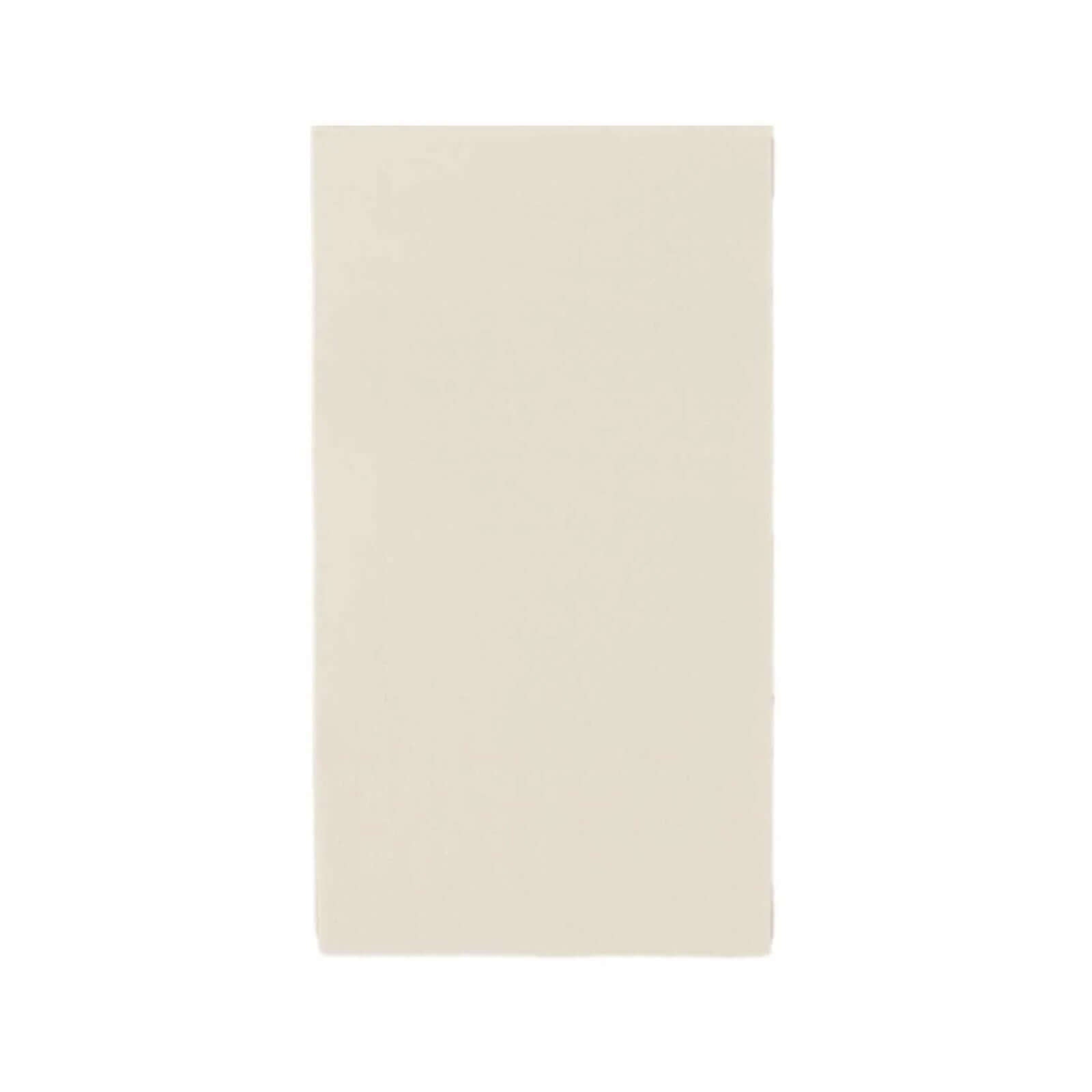 50-Pack Paper Napkins Ivory - Soft Disposable 2-Ply Dinner Napkins for Weddings