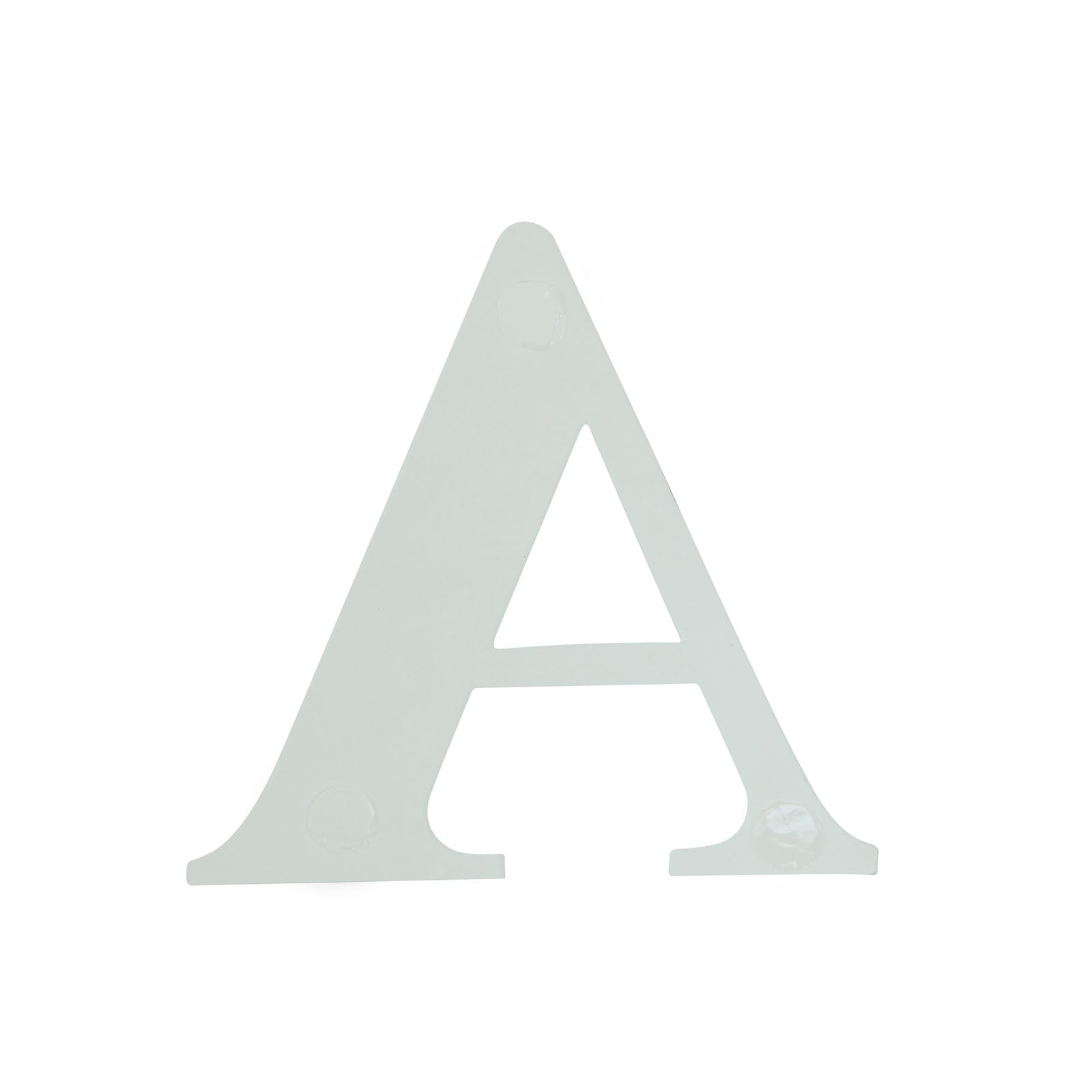 4 Pack 5" Iridescent Alphabet Stickers Banner, Customizable Stick on Letters - H