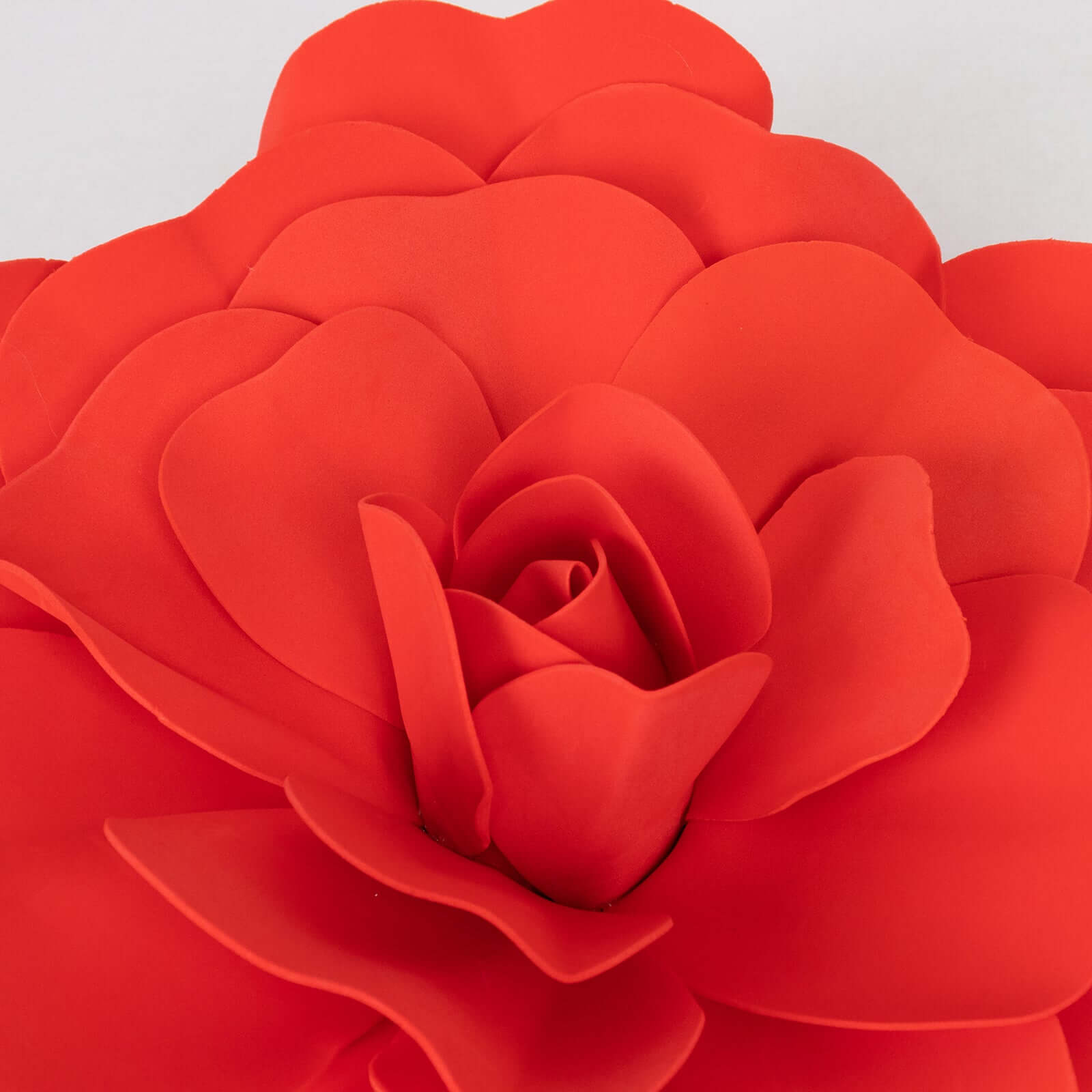 4 Pack 16" Large Red Real Touch Artificial Foam DIY Craft Roses