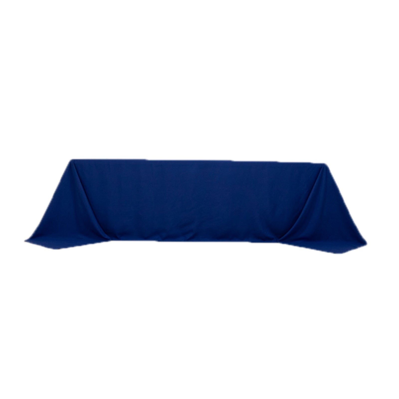 Cotton Blend 90"x156" Rectangle Tablecloth Royal Blue - Seamless Wrinkle-Resistant Table Cover