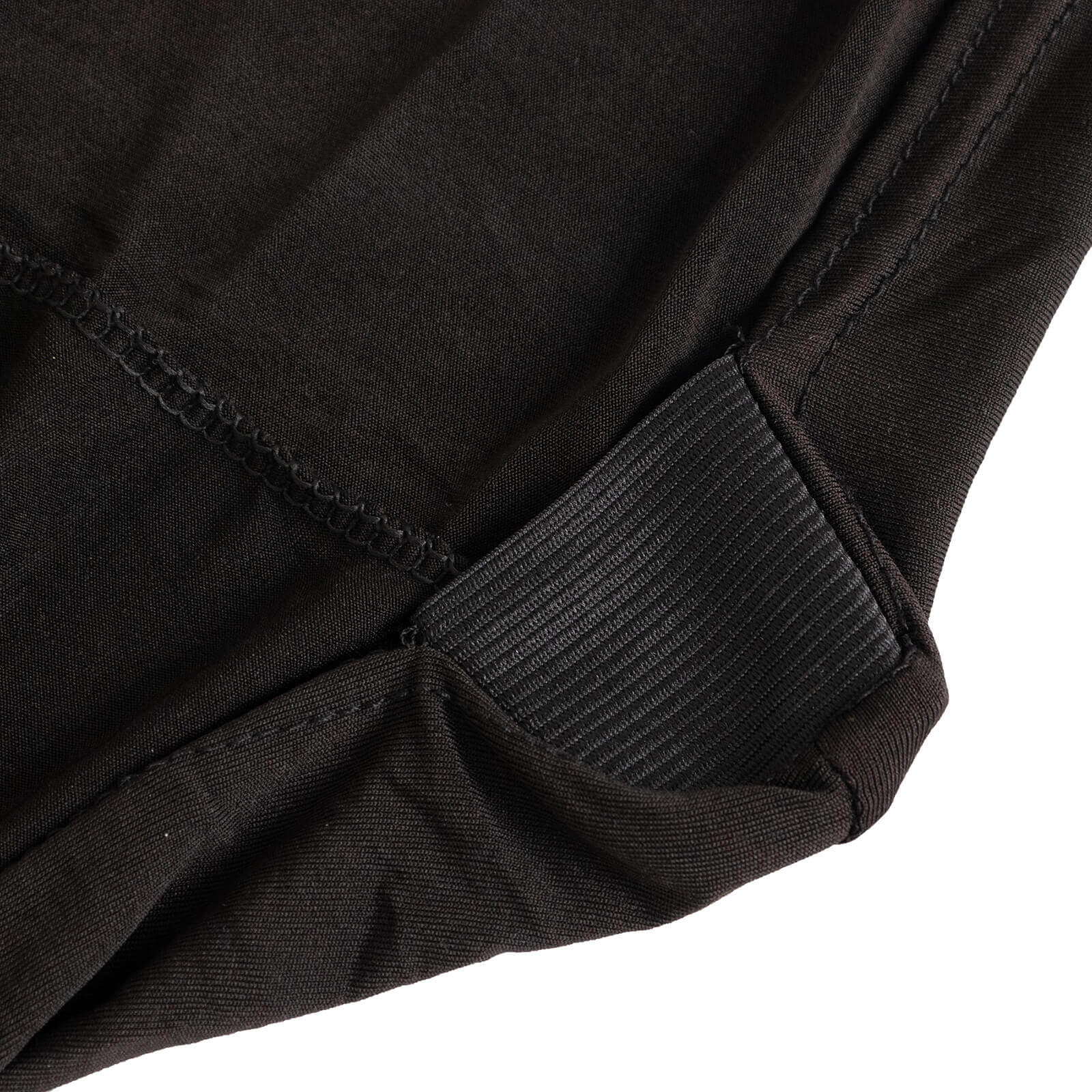 Stretch Spandex Chair Cover Black for Folding Chairs - Enhanced Style & Secure Fit Slipcover with Stunning Silver Rhinestone Buckled Sash Band