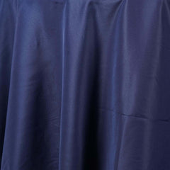 Polyester 108" Round Tablecloth Navy Blue - Wrinkle-Resistant Table Cover