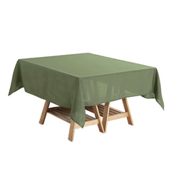 Polyester Square 54"x54" Tablecloth Dusty Sage Green - Wrinkle-Resistant & Durable Table Cover