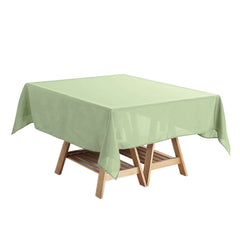 Polyester Square 54"x54" Tablecloth Sage Green - Wrinkle-Resistant & Durable Table Cover
