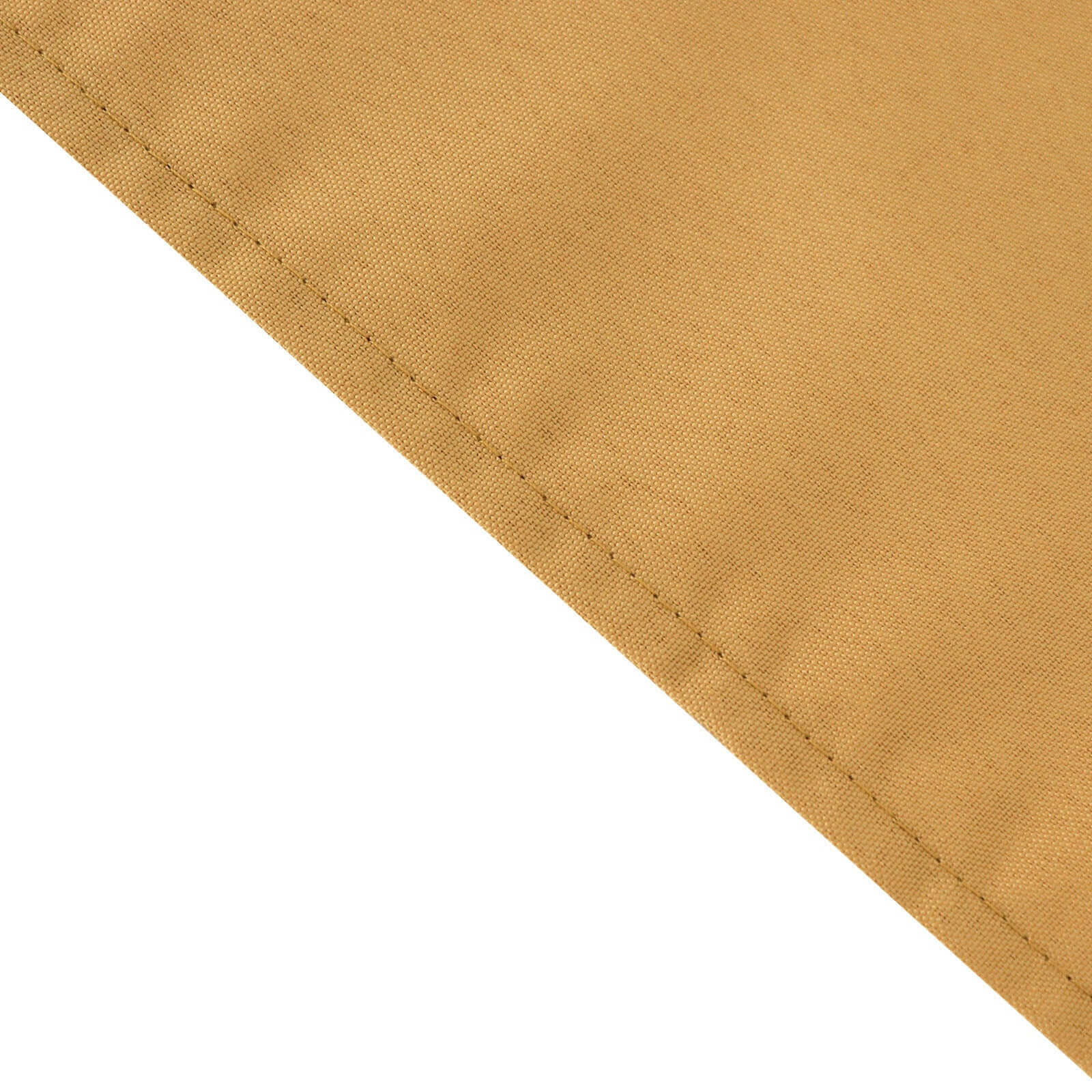 Polyester 54"x96" Rectangle Tablecloth Gold - Wrinkle-Resistant & Easy-to-Care Table Cover for Weddings & Events