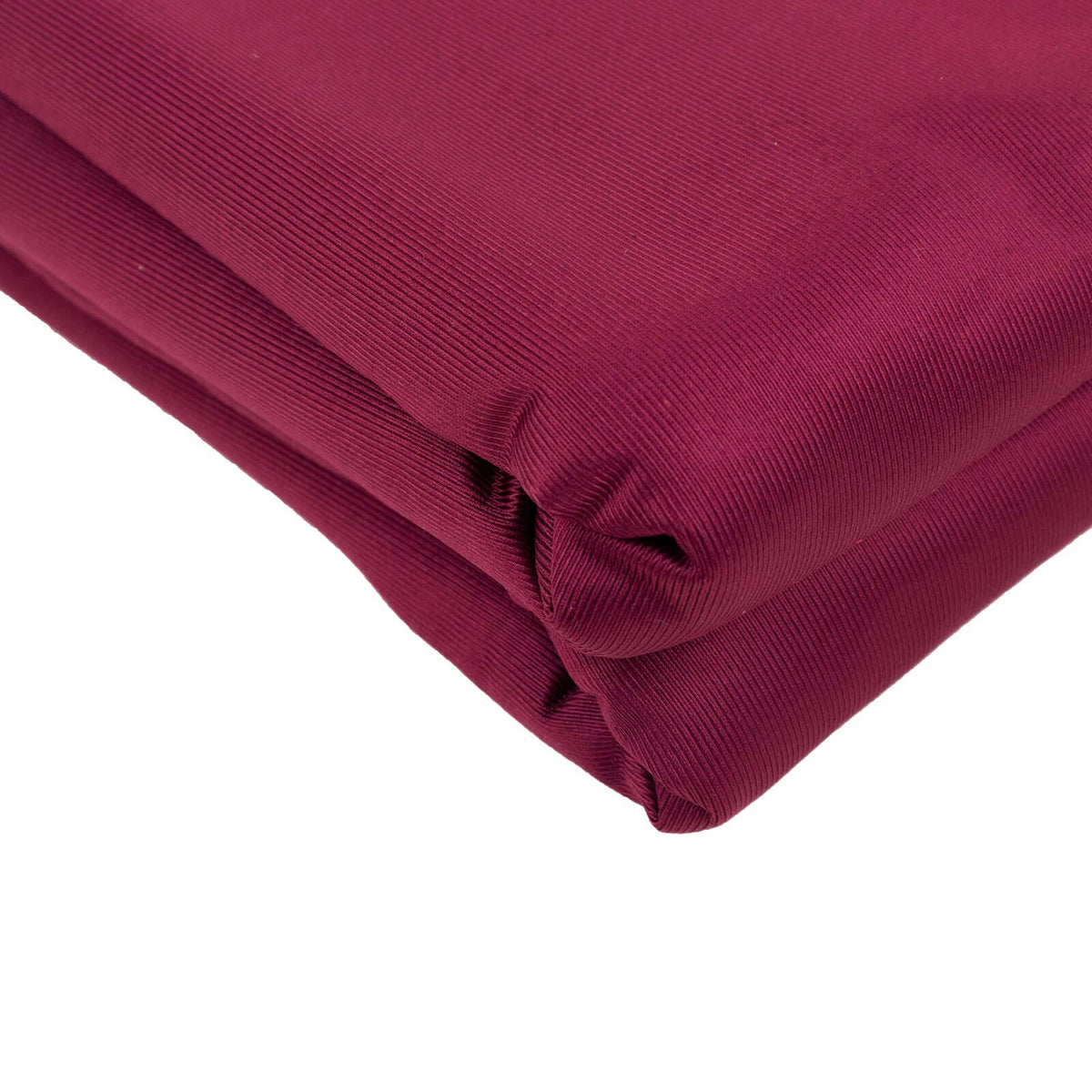 Burgundy Scuba Polyester Fabric Roll, Wrinkle Free DIY Craft Fabric Bolt- 60"x10 Yards