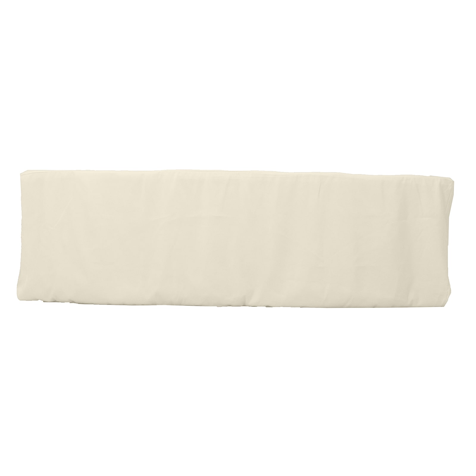 Premium Polyester 8ft Rectangle Tablecloth Ivory Durable Fitted 220GSM Table Cover
