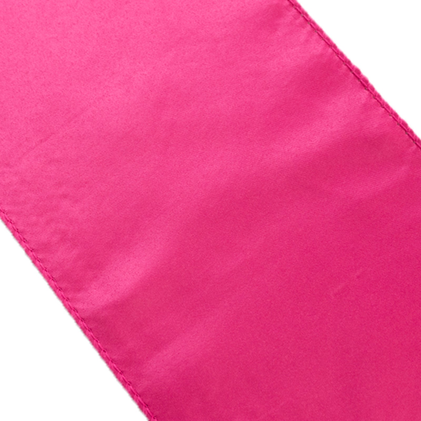 5 Pack Lamour Satin 6"x106" Chair Sashes Fuchsia - Stylish Reusable Decorative Bows