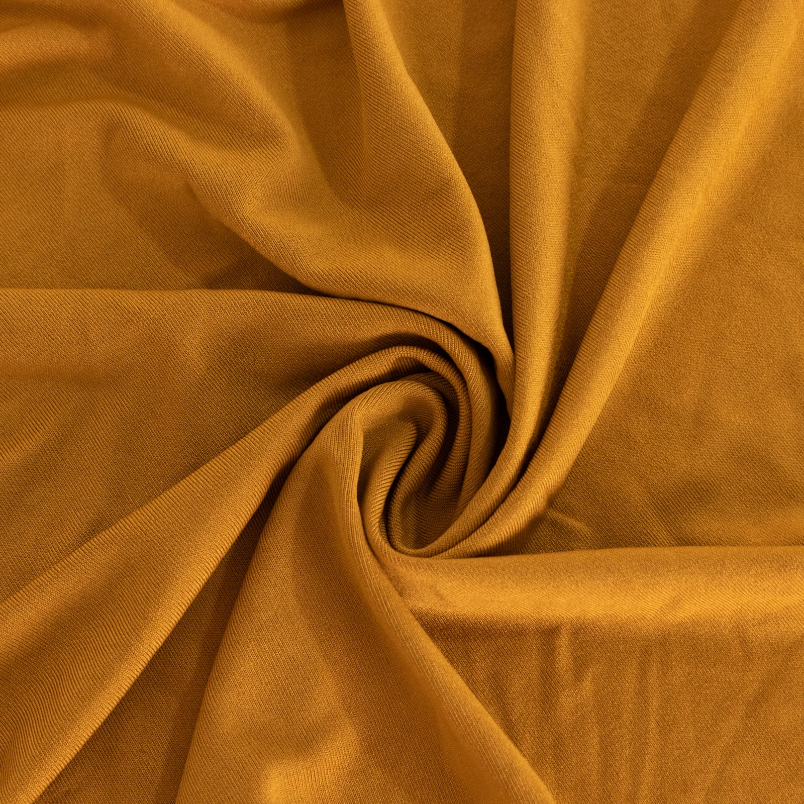 Spandex 36" Round Cocktail Table Cover Gold - Easy to Maintain Stretch Fitted Highboy Tablecloth for Events