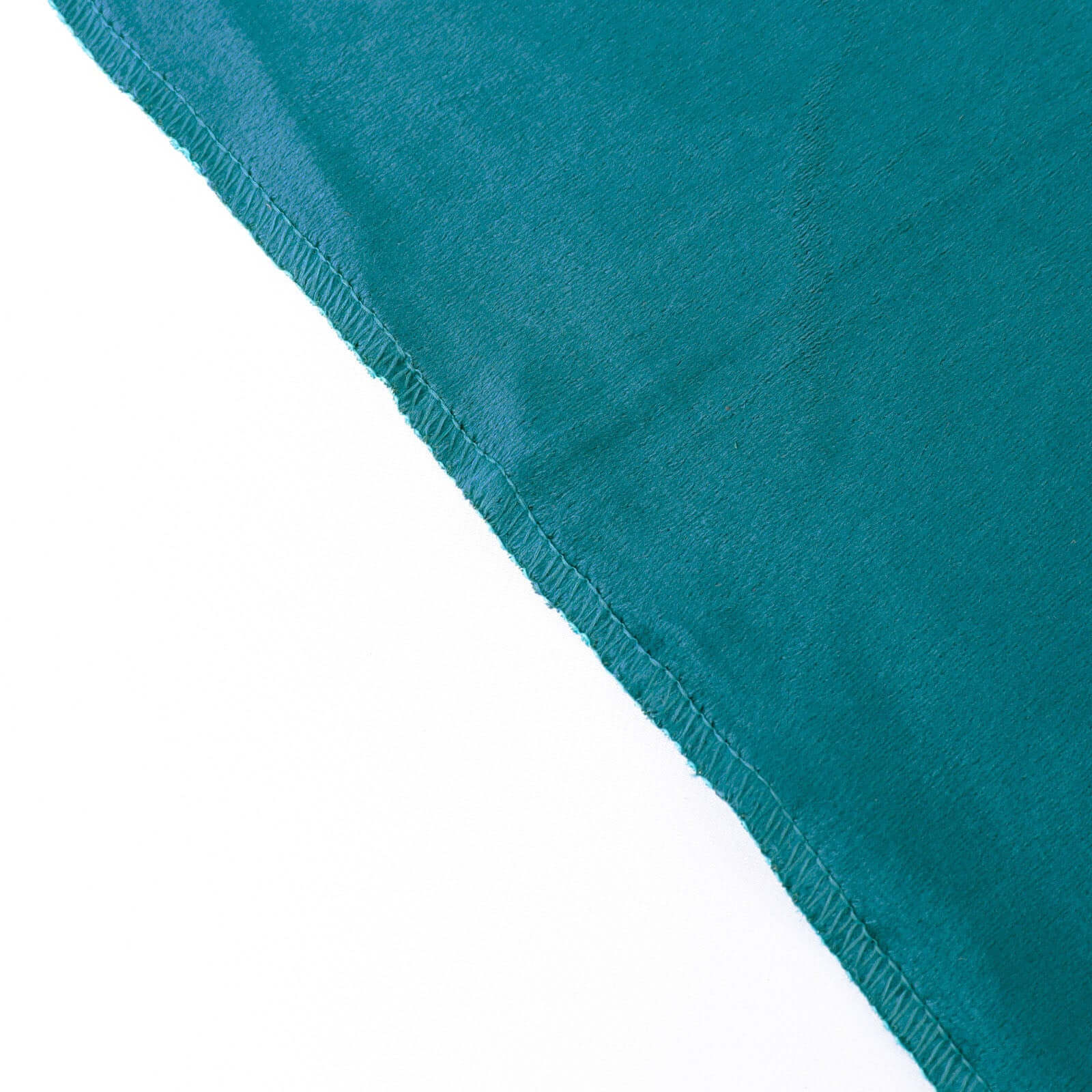 Premium Velvet 90"x156" Rectangle Tablecloth Peacock Teal - Reusable Soft & Seamless Table Cover