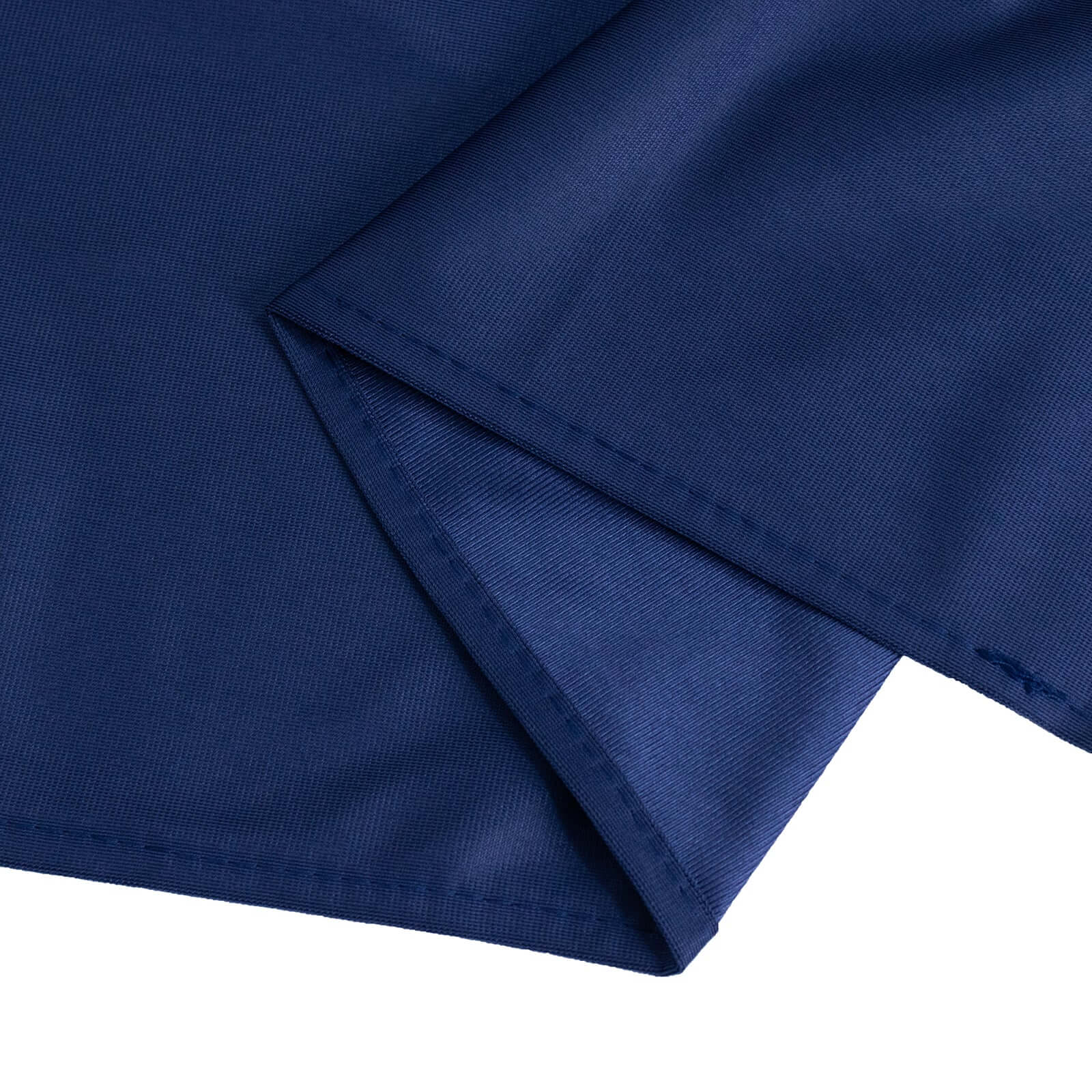 Scuba Rectangular 60"x102" Tablecloth Navy Blue - Wrinkle Free & Stain Resistant Table Cover