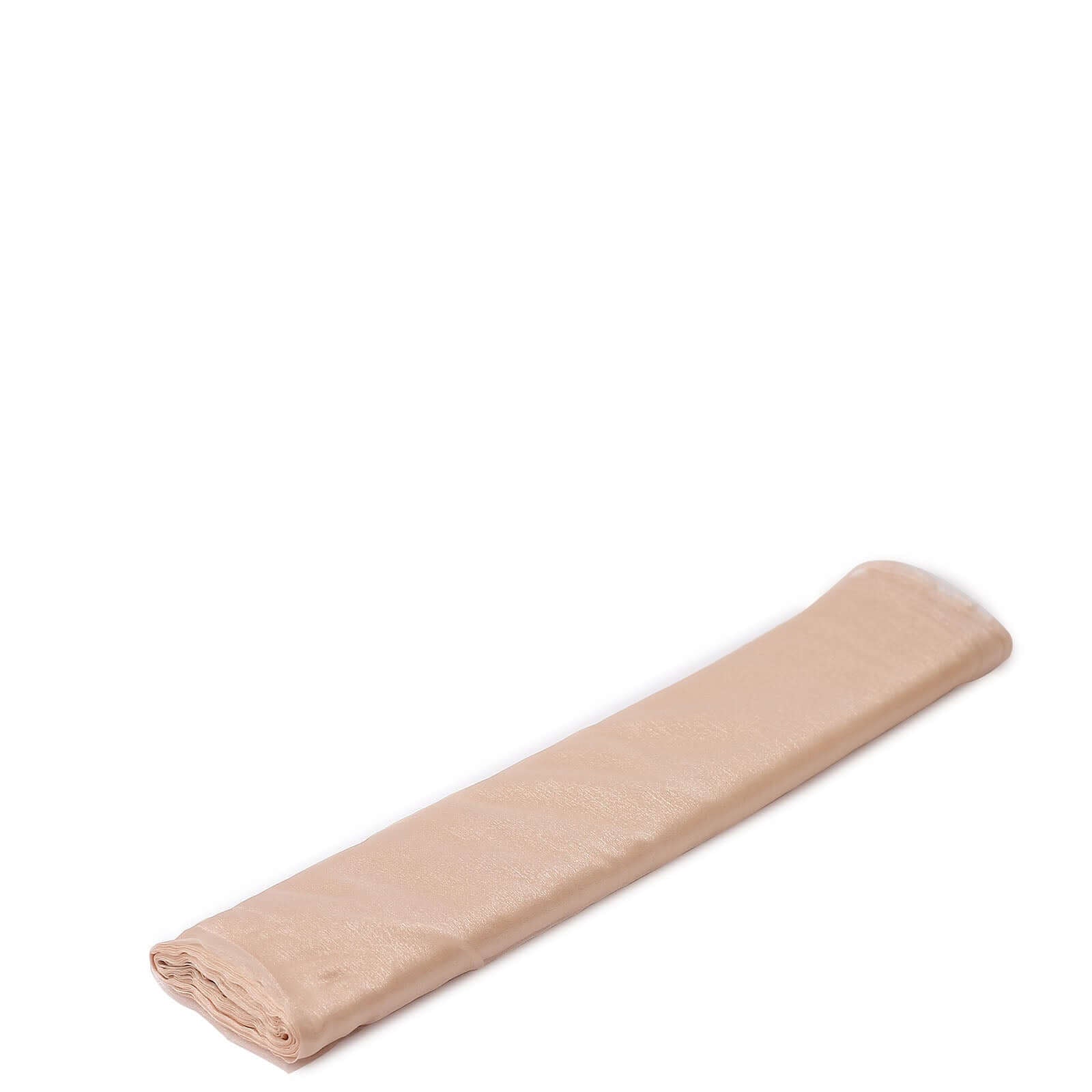54"x10yd Nude Solid Sheer Chiffon Fabric Bolt, DIY Voile Drapery Fabric
