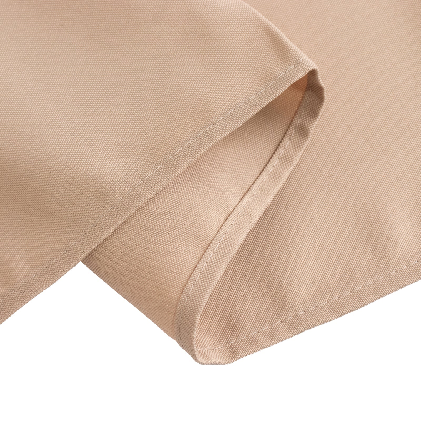 Premium Polyester 54"x54" Square Tablecloth Nude - 220GSM Stain and Wrinkle-Resistant Table Cover
