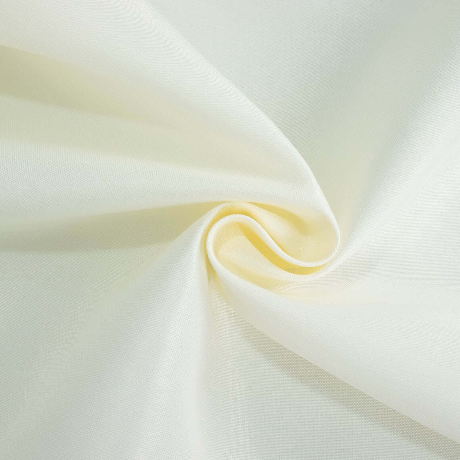 Fire Retardant Premium Polyester 60"x126" Rectangular Tablecloth Ivory - High-Performance Table Cover