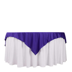 Scuba 70"x70" Table Overlay Square Tablecloth Purple - Wrinkle Free & Stain Resistant Table Cover