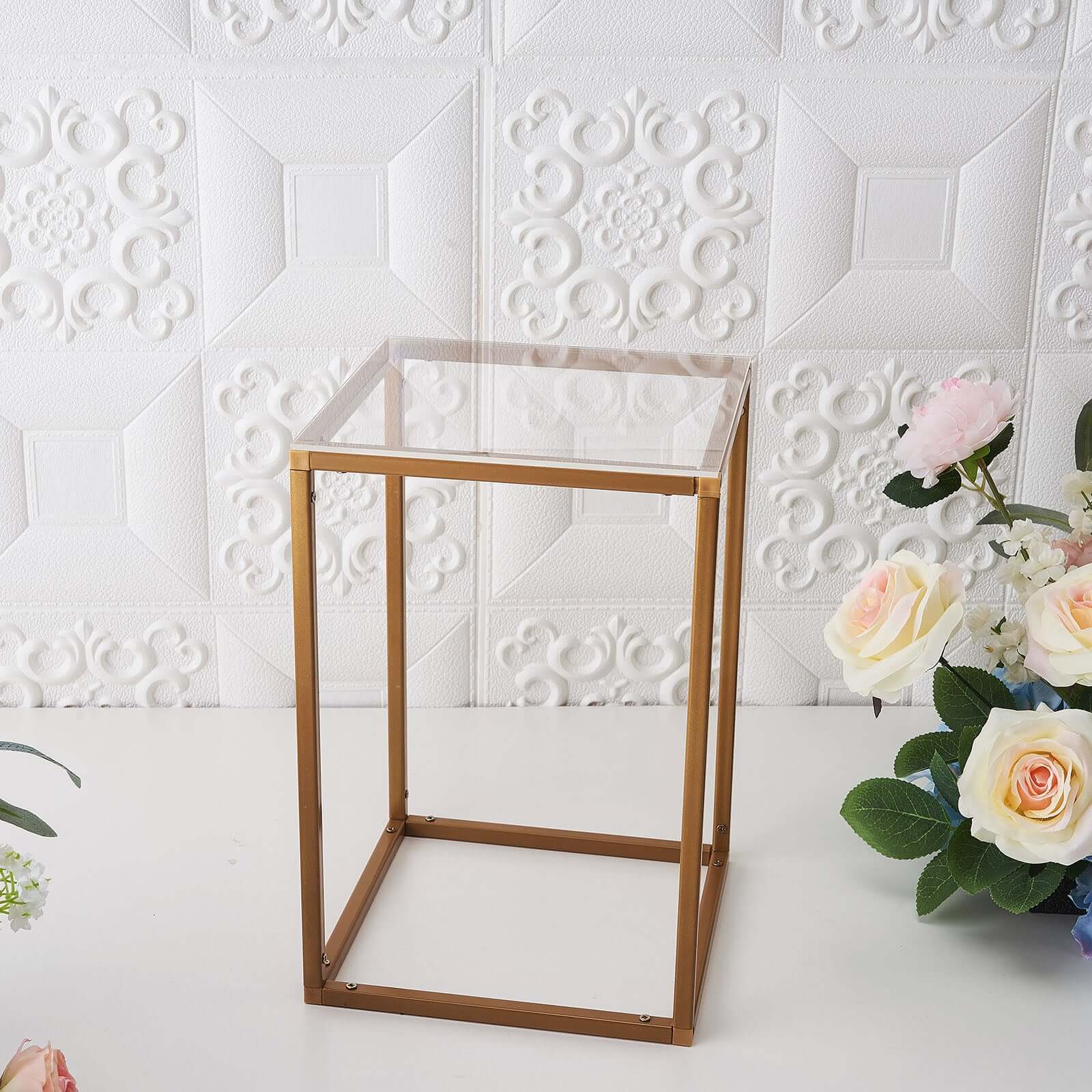 2-Pack Acrylic Plexiglass Sheets Top Plates Clear Square - Protective Film Coating 8" 3mm Thick