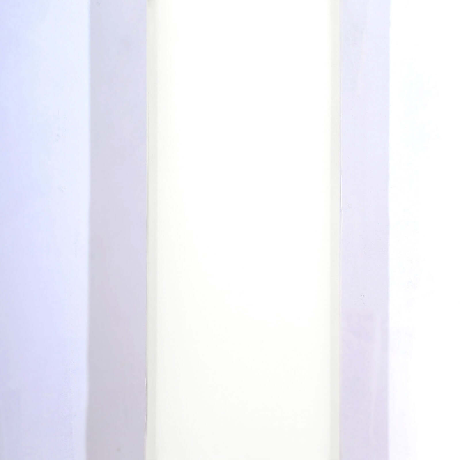 8ft Ivory Spandex Fitted Open Arch Wedding Arch Cover, Double-Sided U-Shaped Backdrop Slipcover