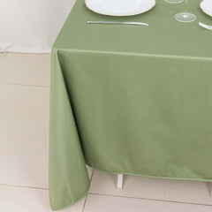Scuba Square 70"x70" Tablecloth Dusty Sage Green - Wrinkle Free & Stain Resistant Table Cover