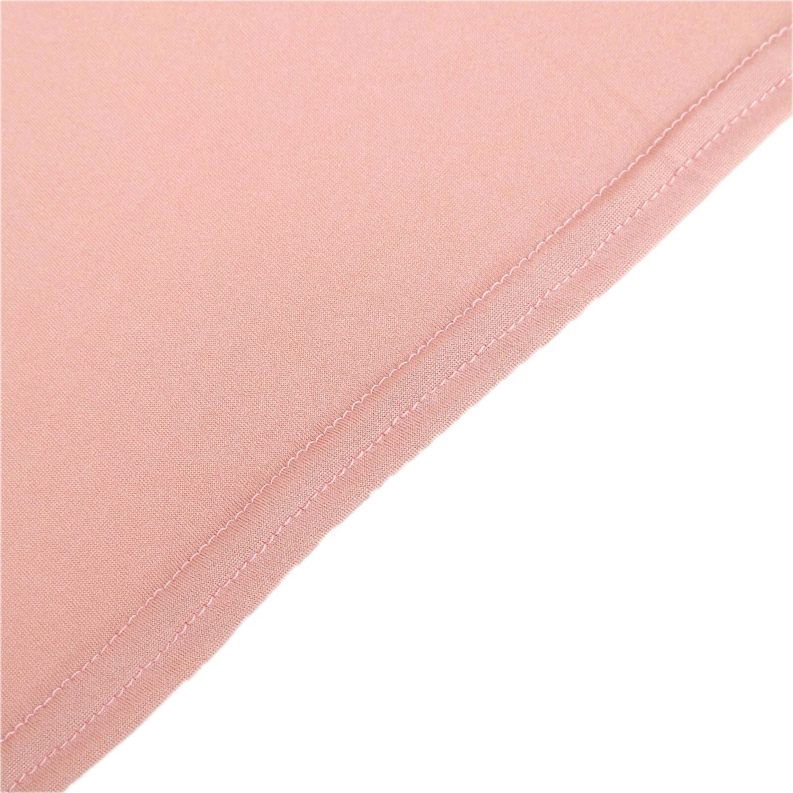 Set of 4 Matte Dusty Rose Spandex Half Moon Chiara Backdrop Stand Covers, Custom Fitted Wedding Arch Covers - 2.5ft,5ft,6ft,7ft