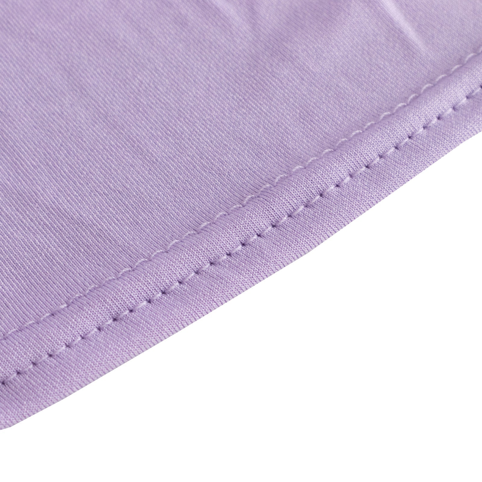 Spandex 30" Round Cocktail Table Cover Lavender Lilac - Easy to Maintain Stretch Fitted Highboy Tablecloth