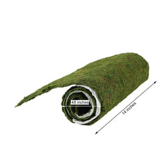 Moss 14"x48" Table Runner Green - Natural Preserved Design with Fishnet Grid for Unique Events