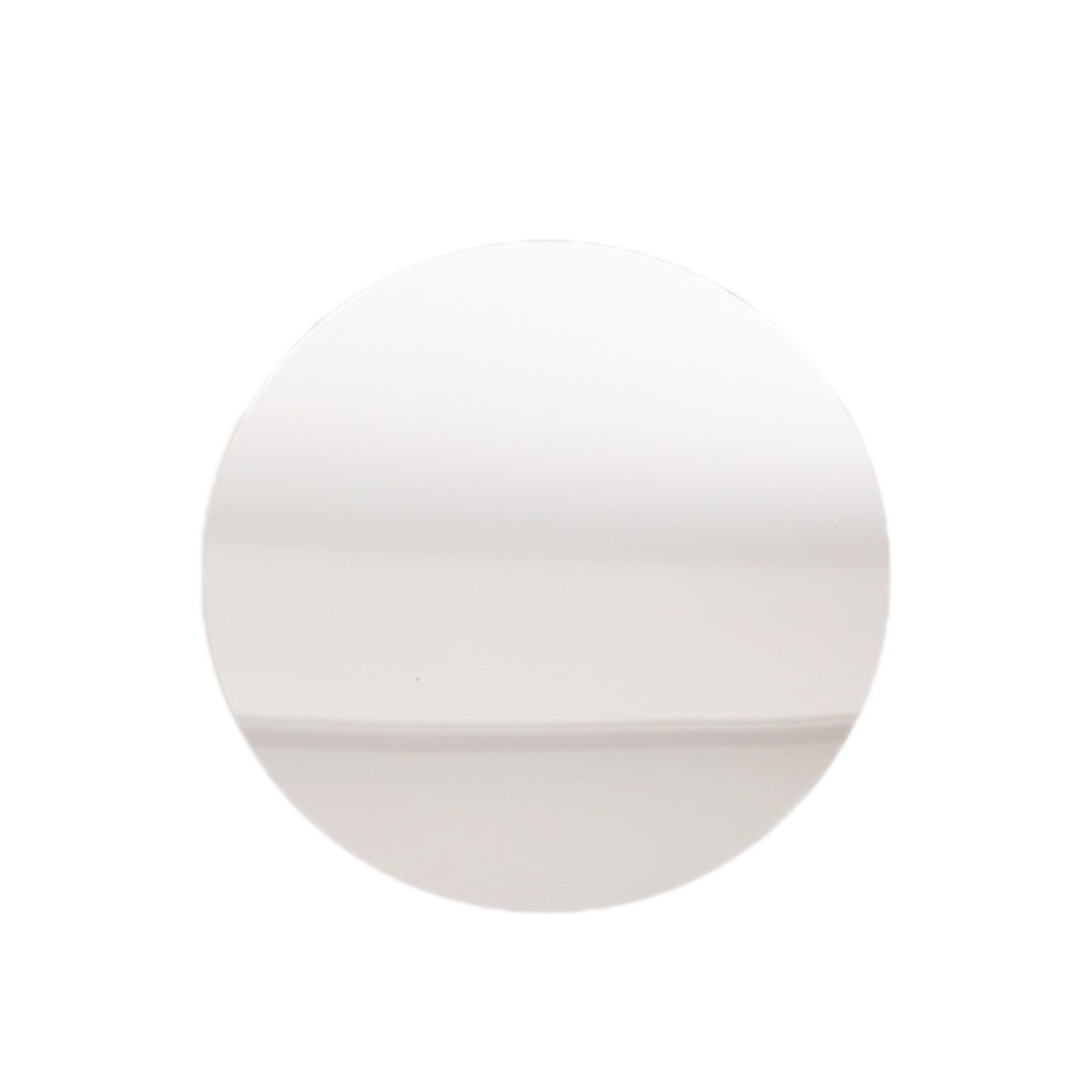 10-Pack Candle Plate Centerpiece Bases Circle Acrylic Mirror Tray Silver Round - Event Decor 8"