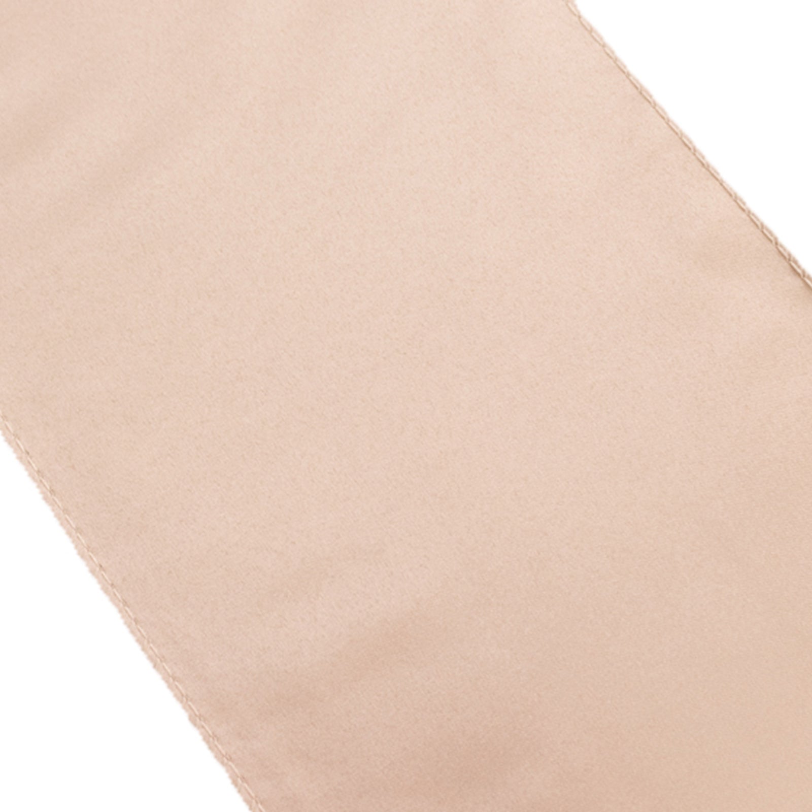 5 Pack Lamour Satin 6"x106" Chair Sashes Nude - Stylish Reusable Decorative Bows