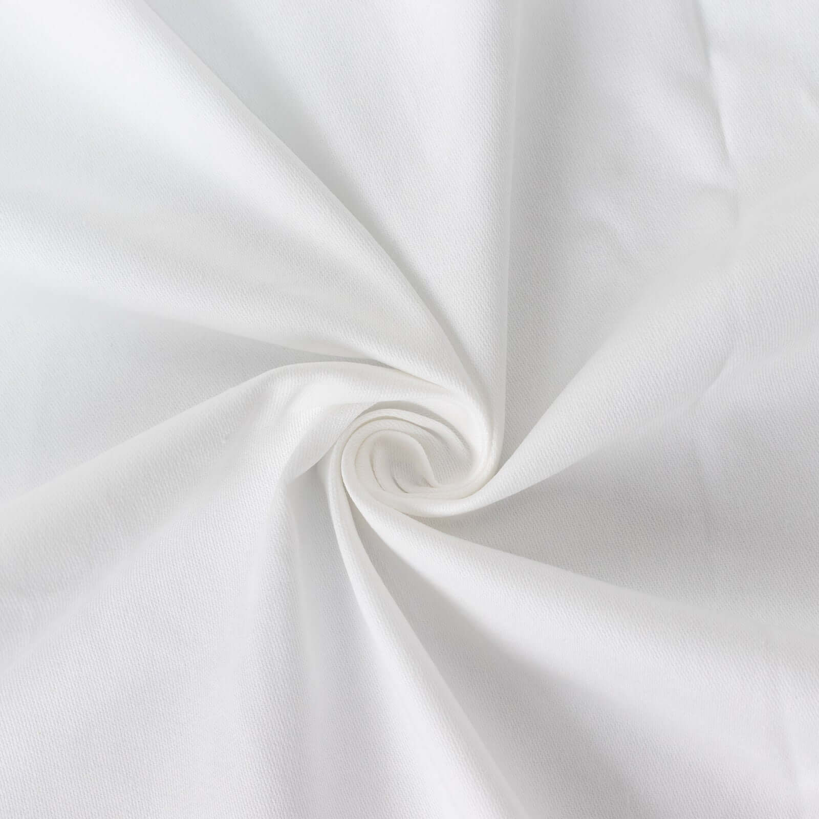 100% Cotton 60"x126" Rectangle Tablecloth White Linen - Sophisticated, Soft & Breathable Table Cover