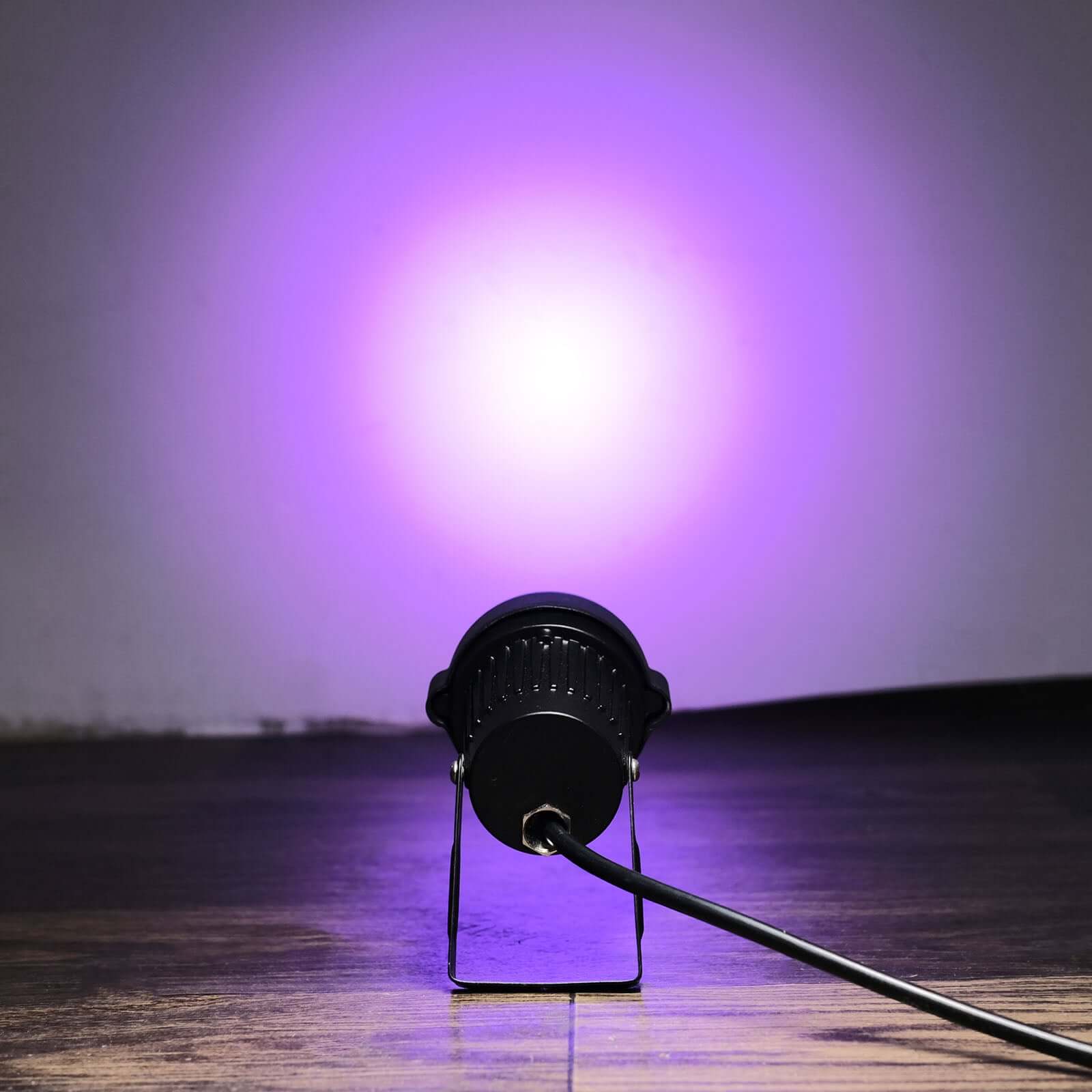6W Purple LED Backdrop Uplight, Outdoor Waterproof Landscape Spotlight
