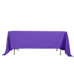 Polyester 72"x120" Rectangle Tablecloth Purple - Durable and Stylish Table Cover