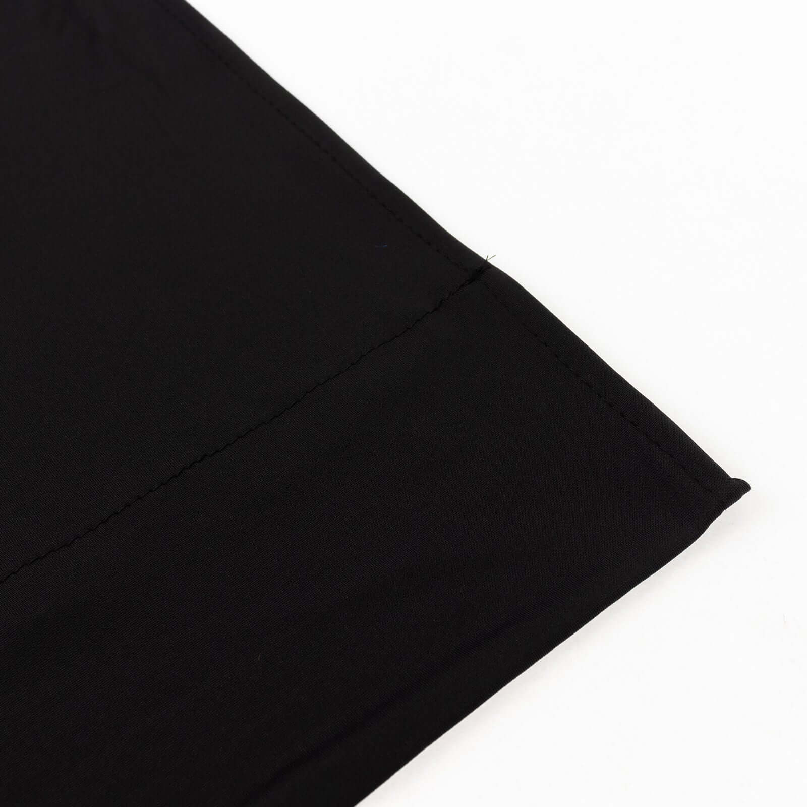 Black Spandex 4-Way Stretch Fabric Roll, DIY Craft Fabric Bolt- 60"x10 Yards