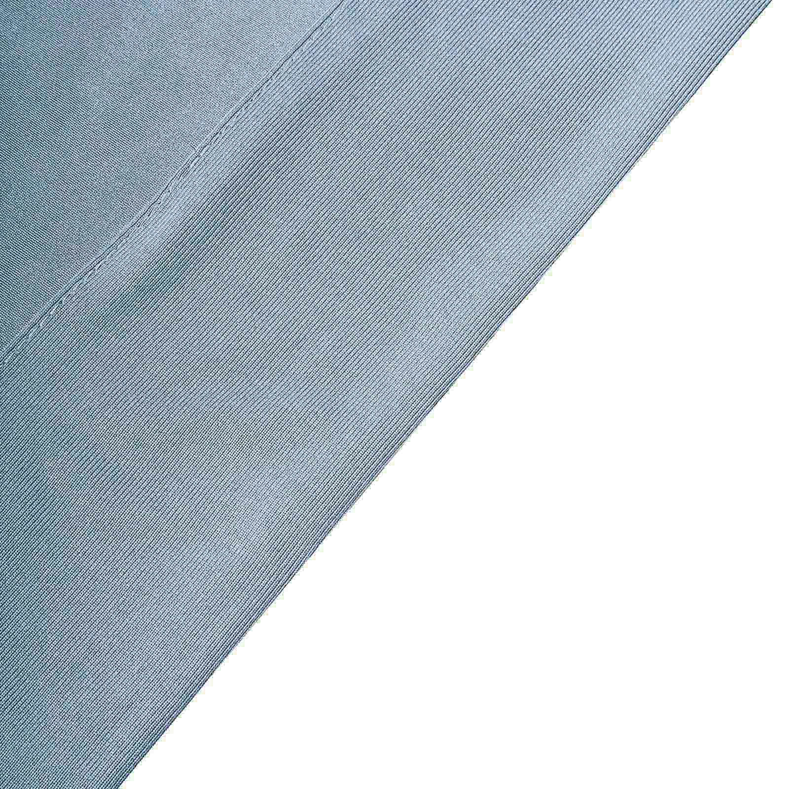 2 Pack Dusty Blue Scuba Polyester Event Curtain Drapes, Durable Flame Resistant Backdrop Event Panels Wrinkle Free with Rod Pockets - 10ftx10ft