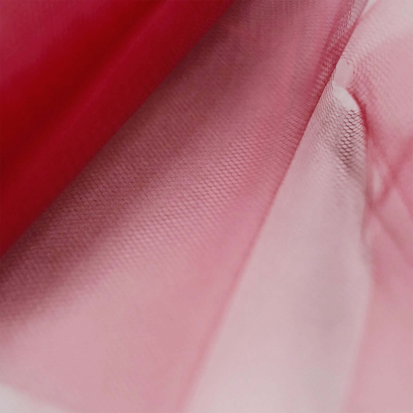 6"x100 Yards Red Tulle Fabric Bolt, Sheer Fabric Spool Roll For Crafts