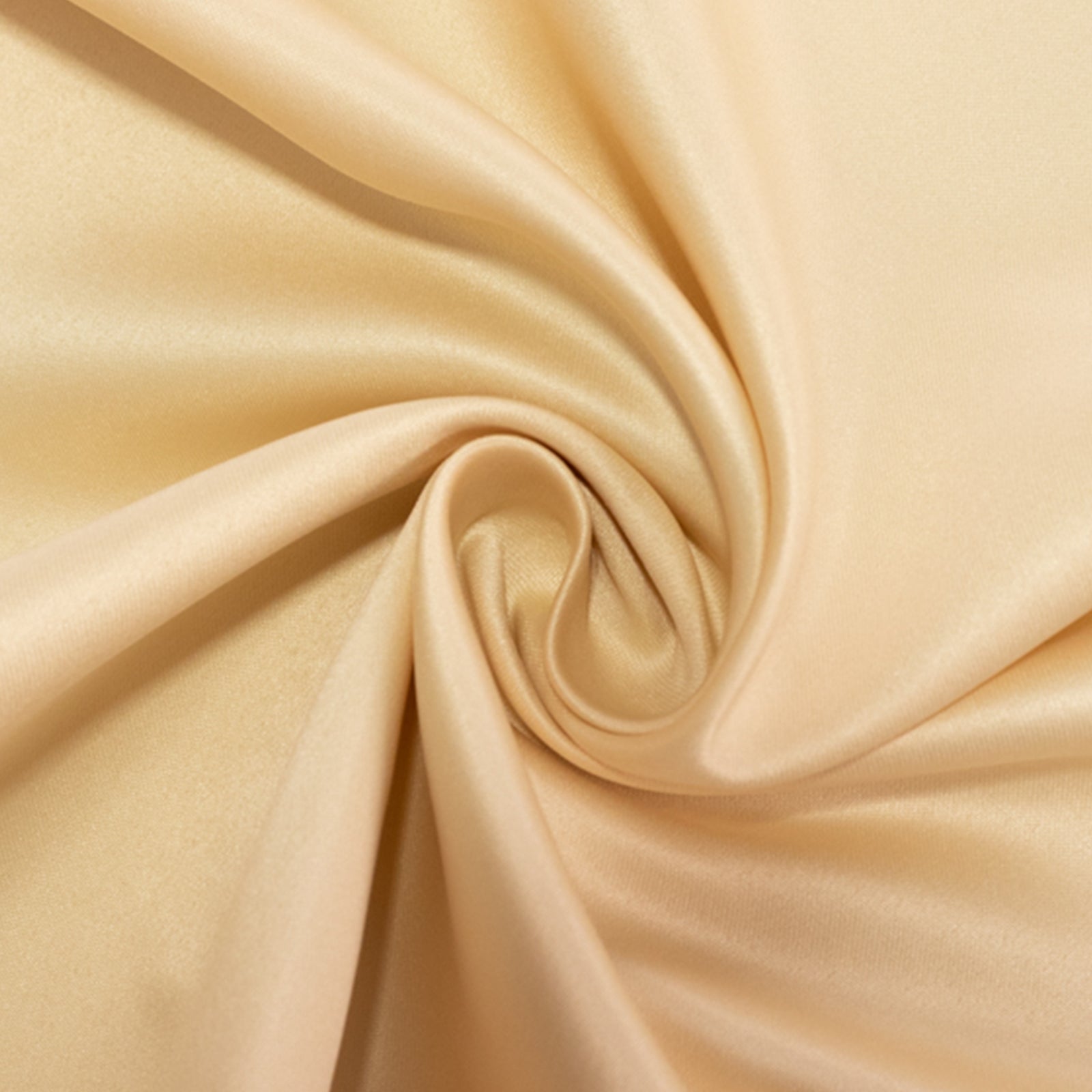 Lamour Satin 60"x102" Rectangle Tablecloth Beige - Durable & Silky Soft Feel Table Cover