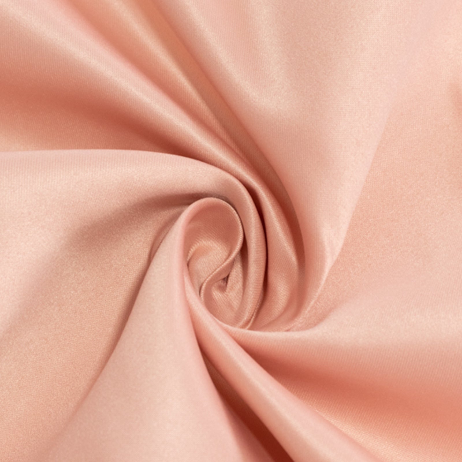 Lamour Satin 54"x54" Table Overlay Square Tablecloth Dusty Rose - Durable & Silk-Like Table Cover